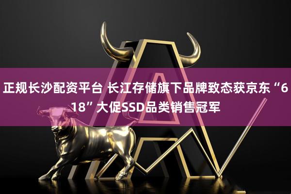 正规长沙配资平台 长江存储旗下品牌致态获京东“618”大促SSD品类销售冠军